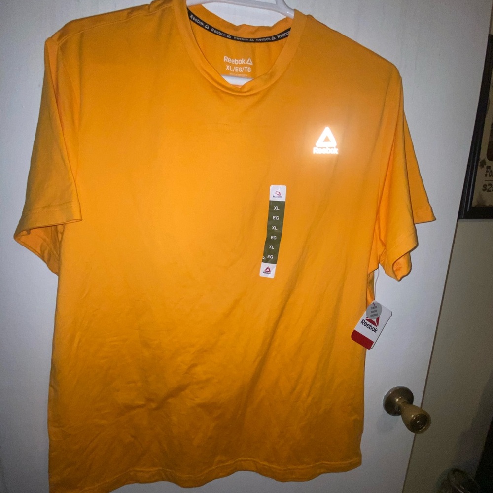 Reebok Men's Vibrant Orange Tee